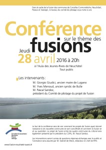 Peseux en mieux vous recommande chaleureusement cette conférence du 28 avril à Neuchâtel.